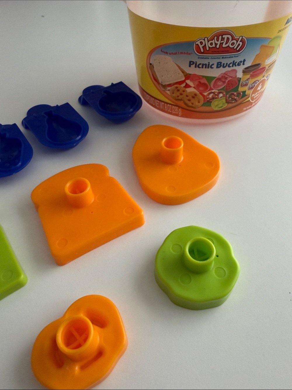 Play-Doh Cutters - Picnic Bucket - Fruit - Sandwich - Deli - Cooking - Chef